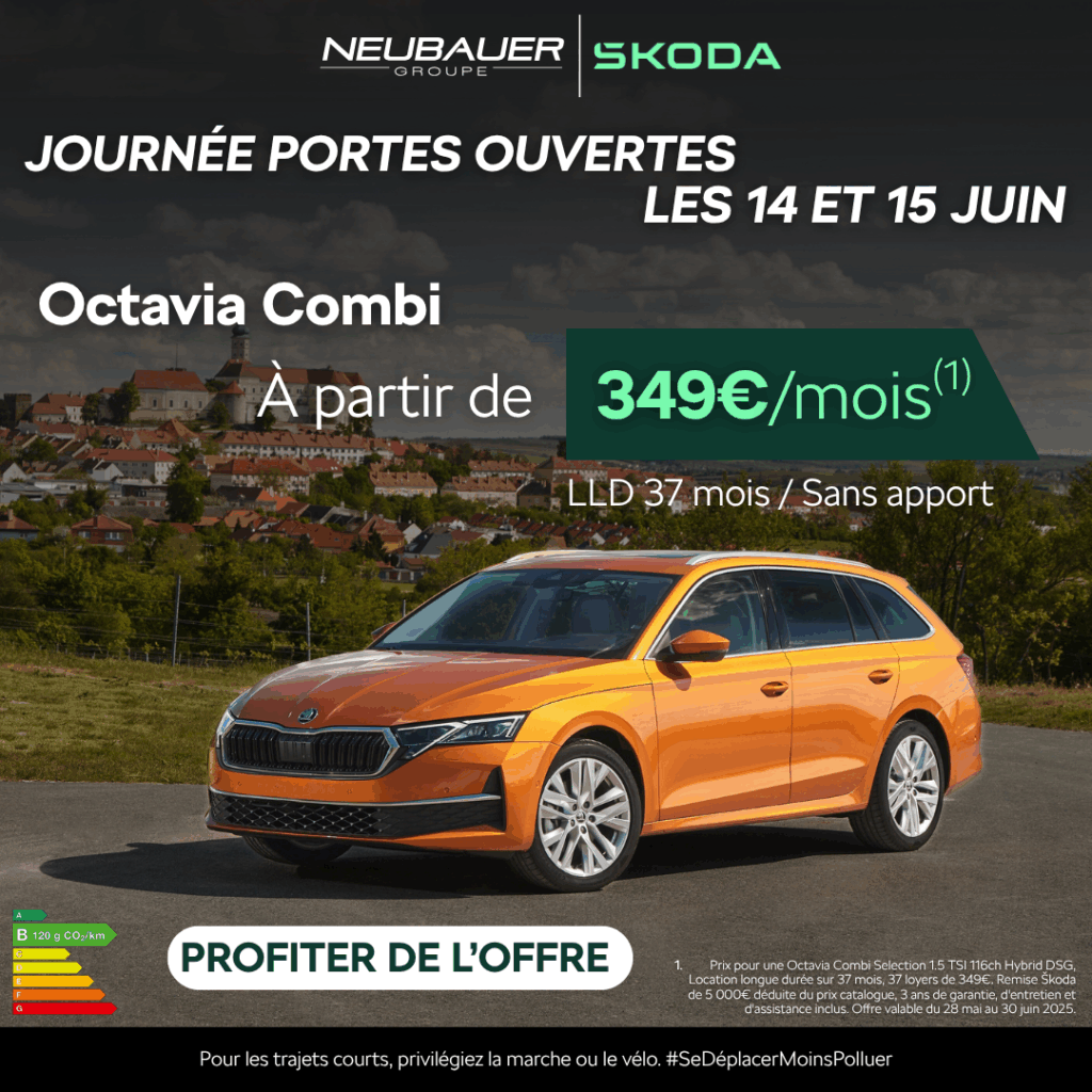 JPO Škoda JUIN 2025 - T-Cross JPO - NEUBAUER _ Offre _ SKODA OCTAVIA COMBI