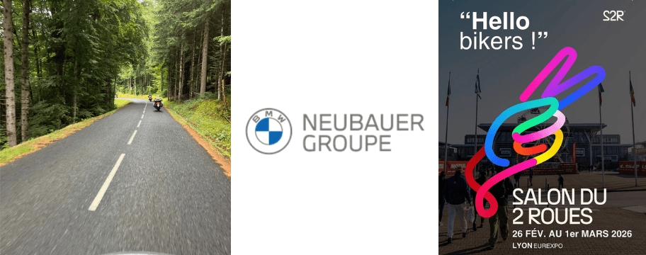 Itinéraire de road trip moto vers Lyon sur routes bucoliques organisé par BMW Neubauer Chambourcy