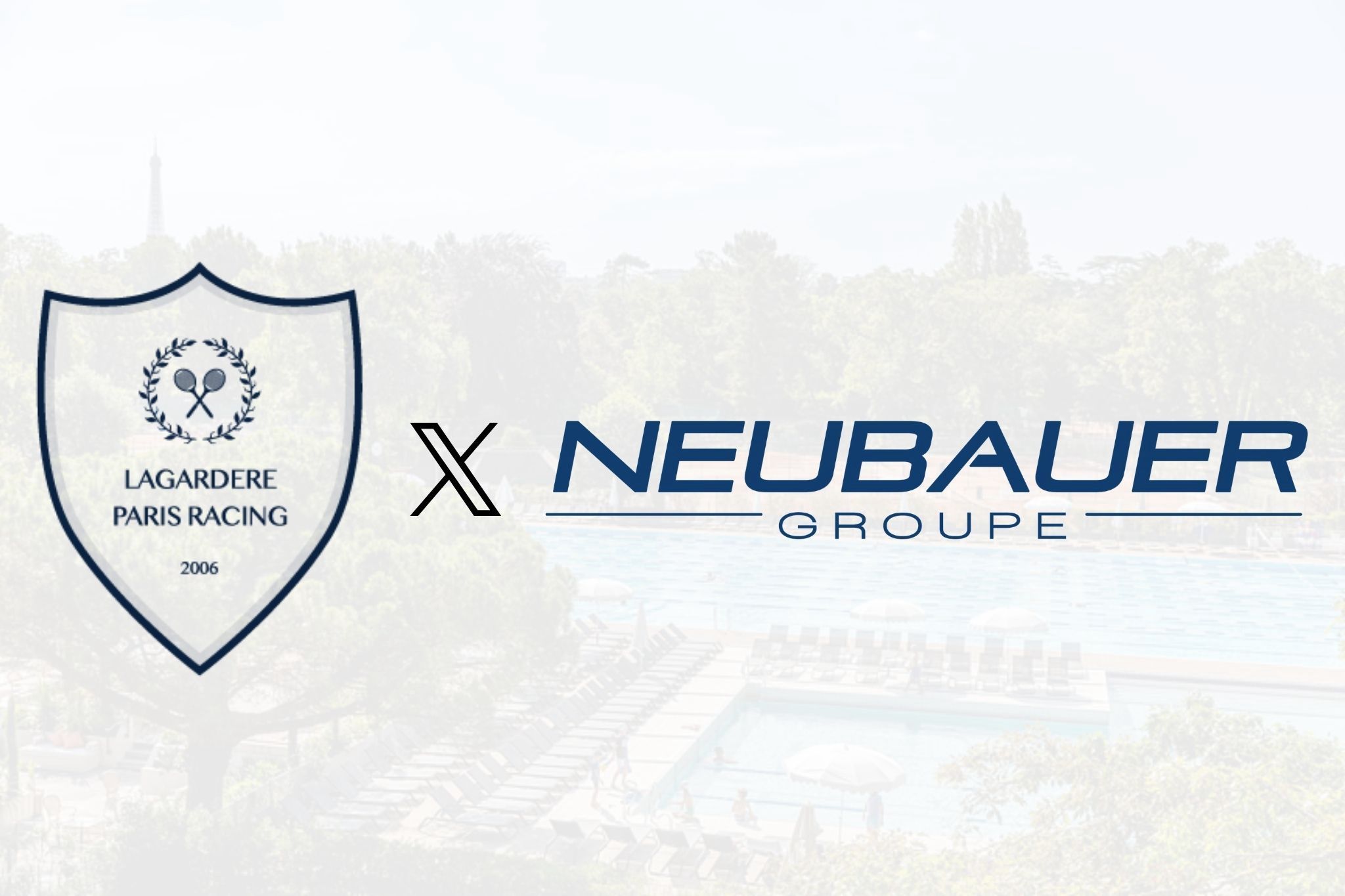 partenariat neubauer racing au Lagardère Paris Racing dans un club sportif à Paris