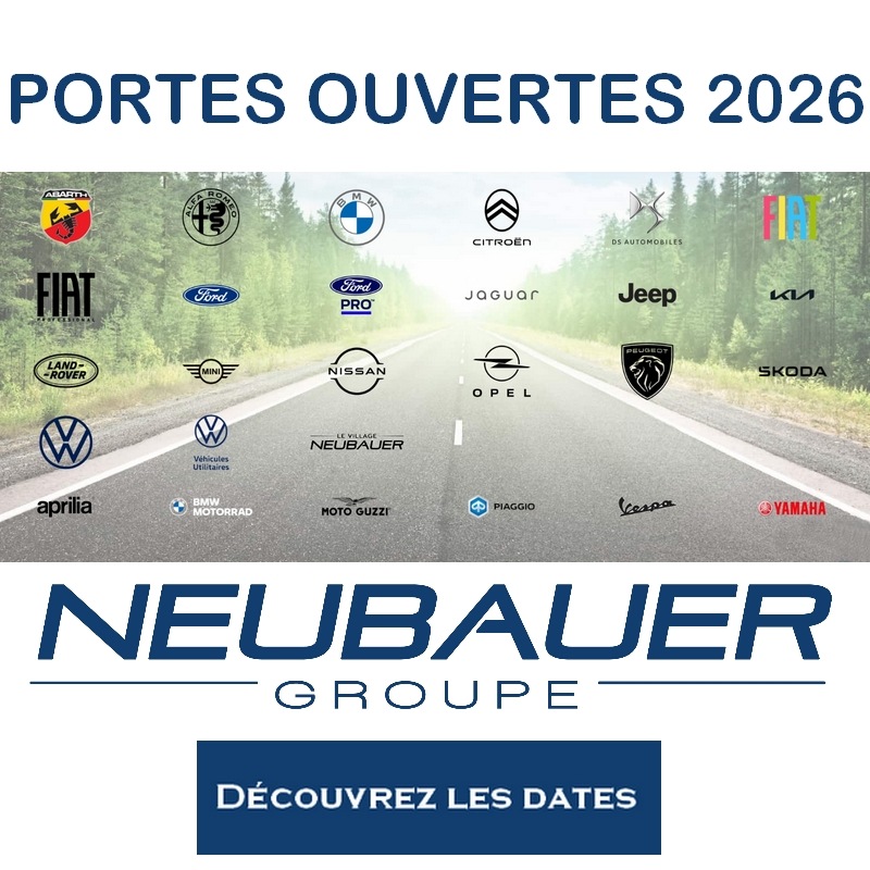 Portes ouvertes Neubauer 2026 en Île-de-France, événement automobile multimarques avec présentation de toutes les marques