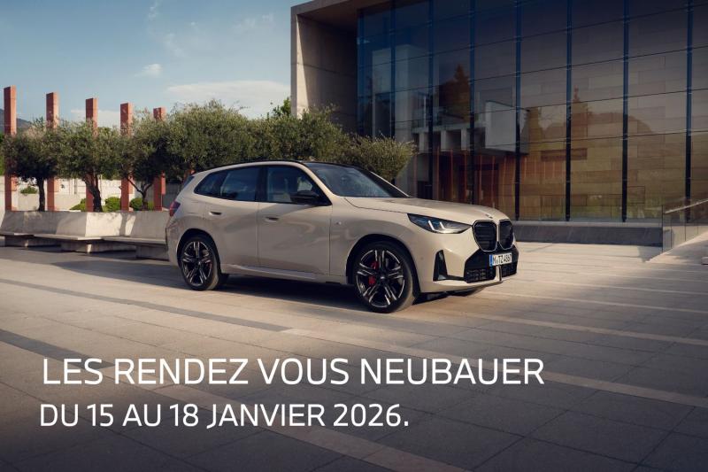 RDV BMW janvier 2026 chez Neubauer BMW Boulogne et Chambourcy, découvrez les véhicules BMW et profitez des offres exclusives