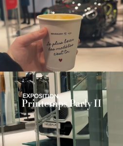 Ambiance de l’exposition MINI BMW Parly 2 au Printemps Parly 2 au Chesnay, Yvelines, jusqu’au 18 février