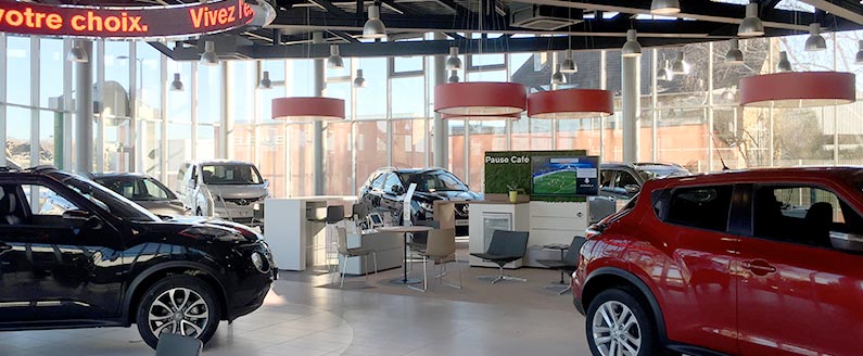 Concession Nissan Chambourcy du groupe NEUBAUER dans les Yvelines (78), spécialisée dans la vente de véhicules Nissan neufs et d’occasion, l’entretien, la carrosserie et les pièces détachées.