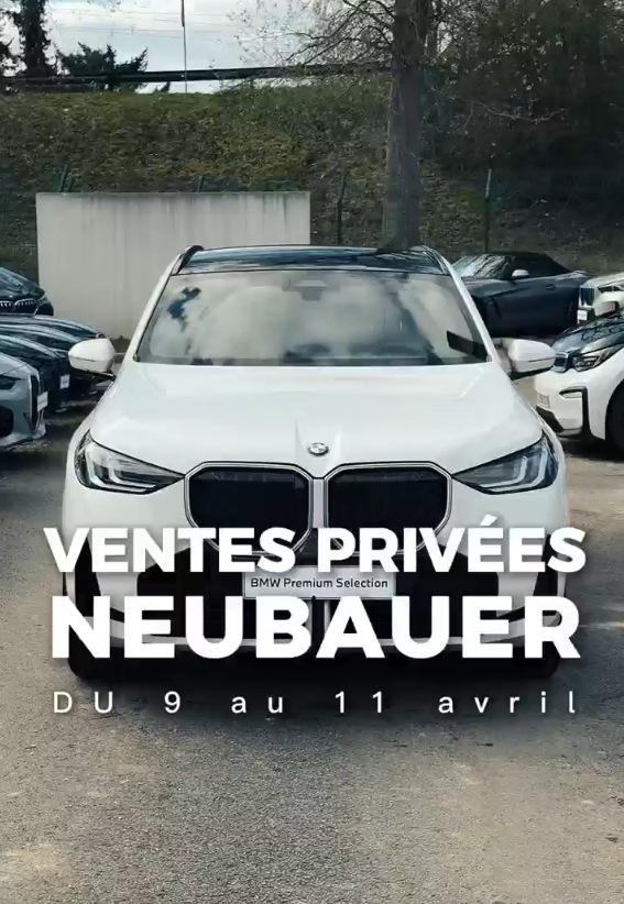 BMW ventes privées 2026 avril : accueil des clients chez BMW Neubauer en région parisienne