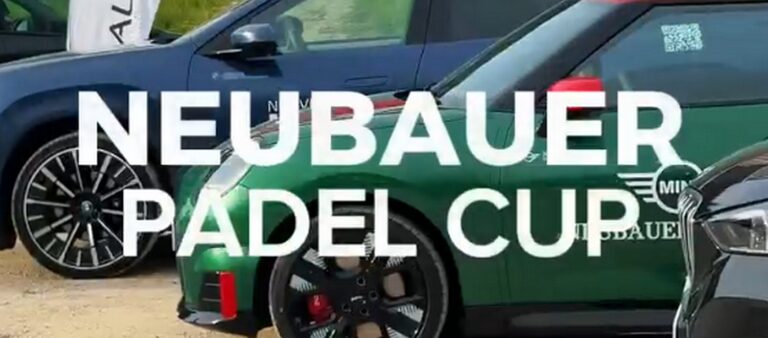 Neubauer BMW MINI Padel tournoi joueurs terrain