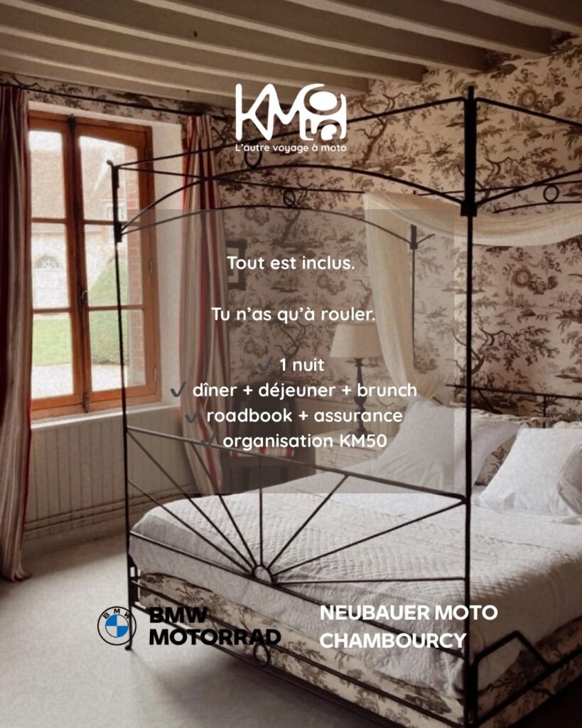 week-end moto Perche hébergement ferme rénovée