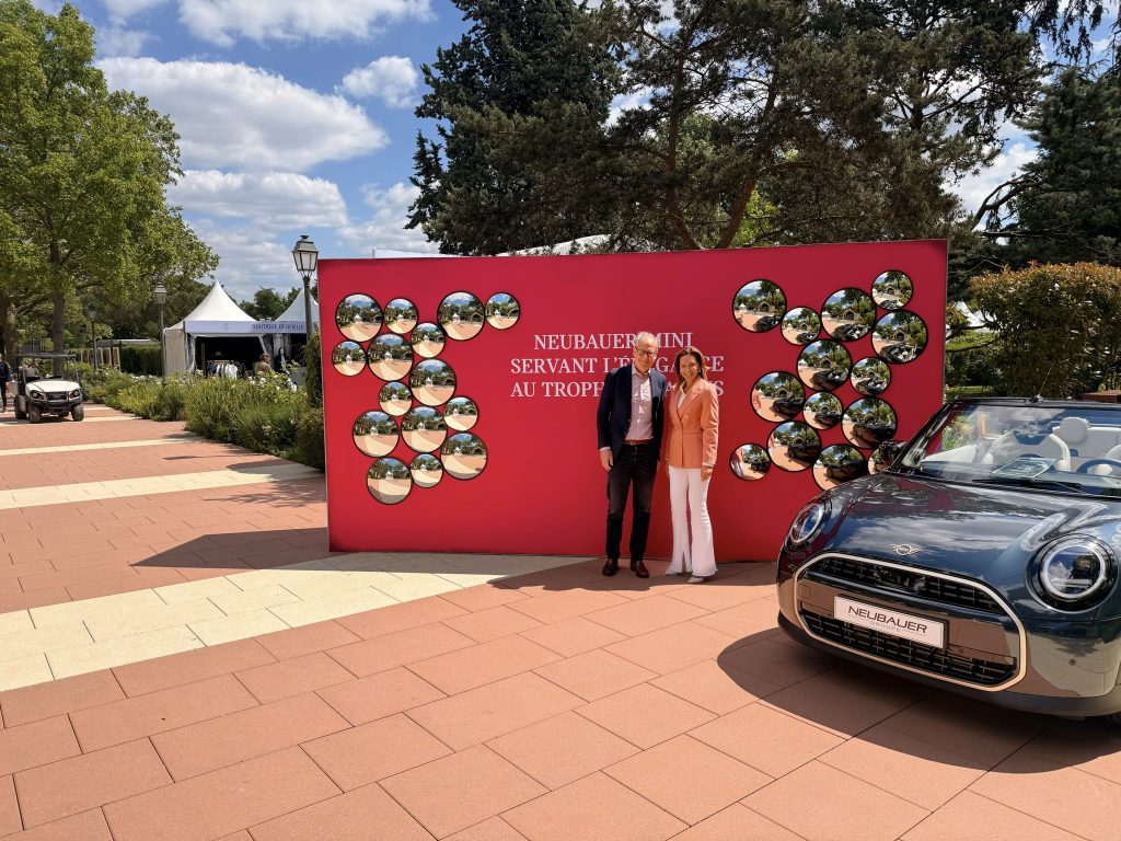 Leila Neubauer et Serge Gachot au Lagardère Paris Racing Paris