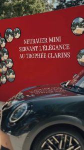 BMW NEUBAUER et MINI NEUBAUER au Trophée Clarins 2026 à Paris, au Lagardère Paris Racing avec exposition de véhicules BMW & MINI.