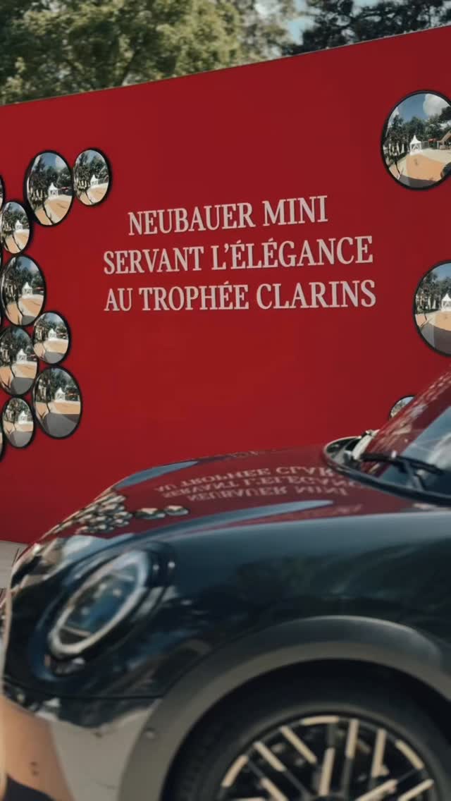 BMW NEUBAUER et MINI NEUBAUER au Trophée Clarins 2026 à Paris, au Lagardère Paris Racing avec exposition de véhicules BMW & MINI.
