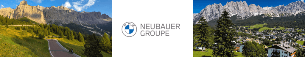road trip dolomites bmw dans les Alpes avec BMW Motorrad NEUBAUER Moto Chambourcy.