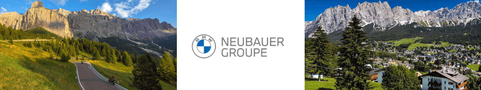 road trip dolomites bmw dans les Alpes avec BMW Motorrad NEUBAUER Moto Chambourcy.