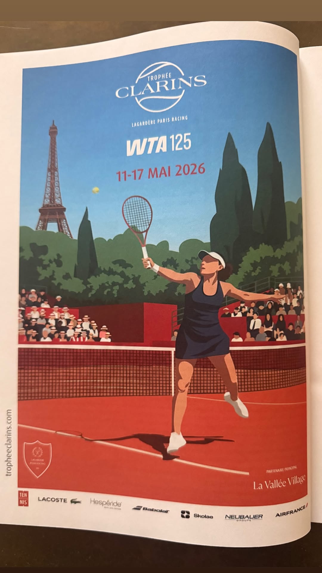 Trophée Clarins 2026 à Paris au Lagardère Paris Racing