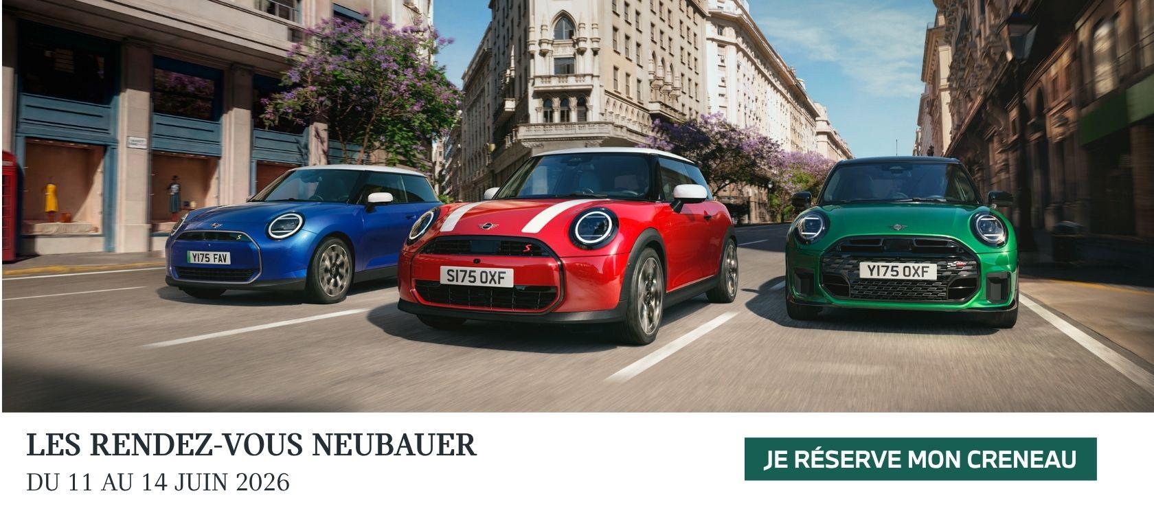 MINI Cooper 5 portes présentée lors des Rendez-Vous MINI Neubauer dans les MINI STORES de Paris et des Yvelines