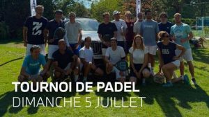 BMW X3 exposée lors du tournoi de padel