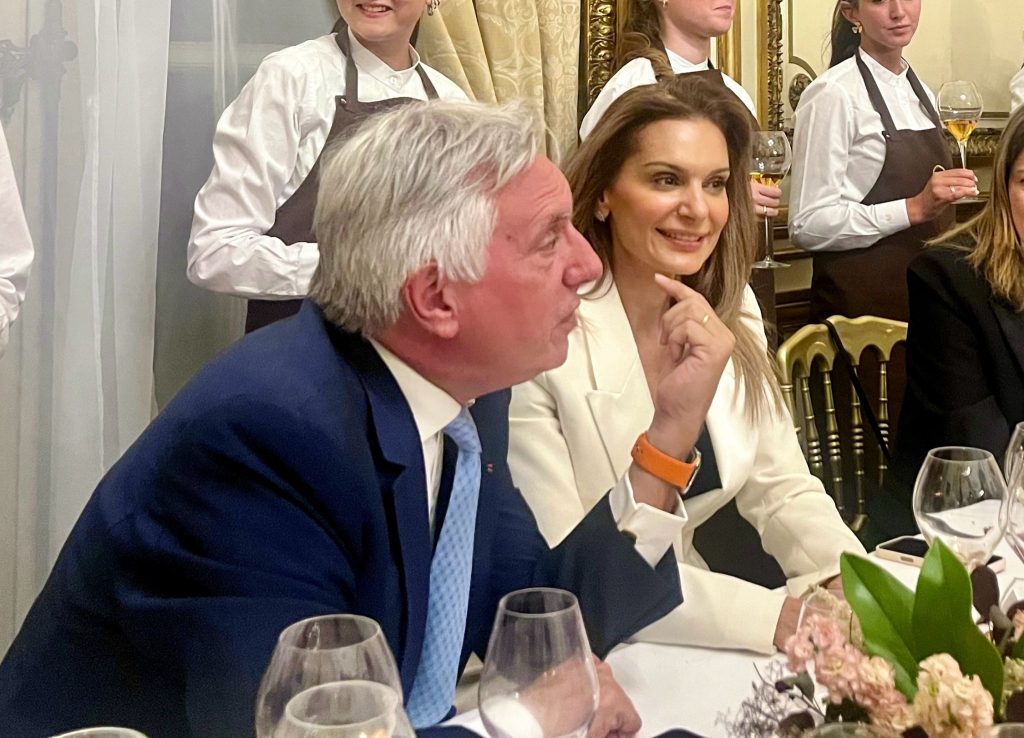 Leila Neubauer et Stéphane Priami de Crédit Agricole
