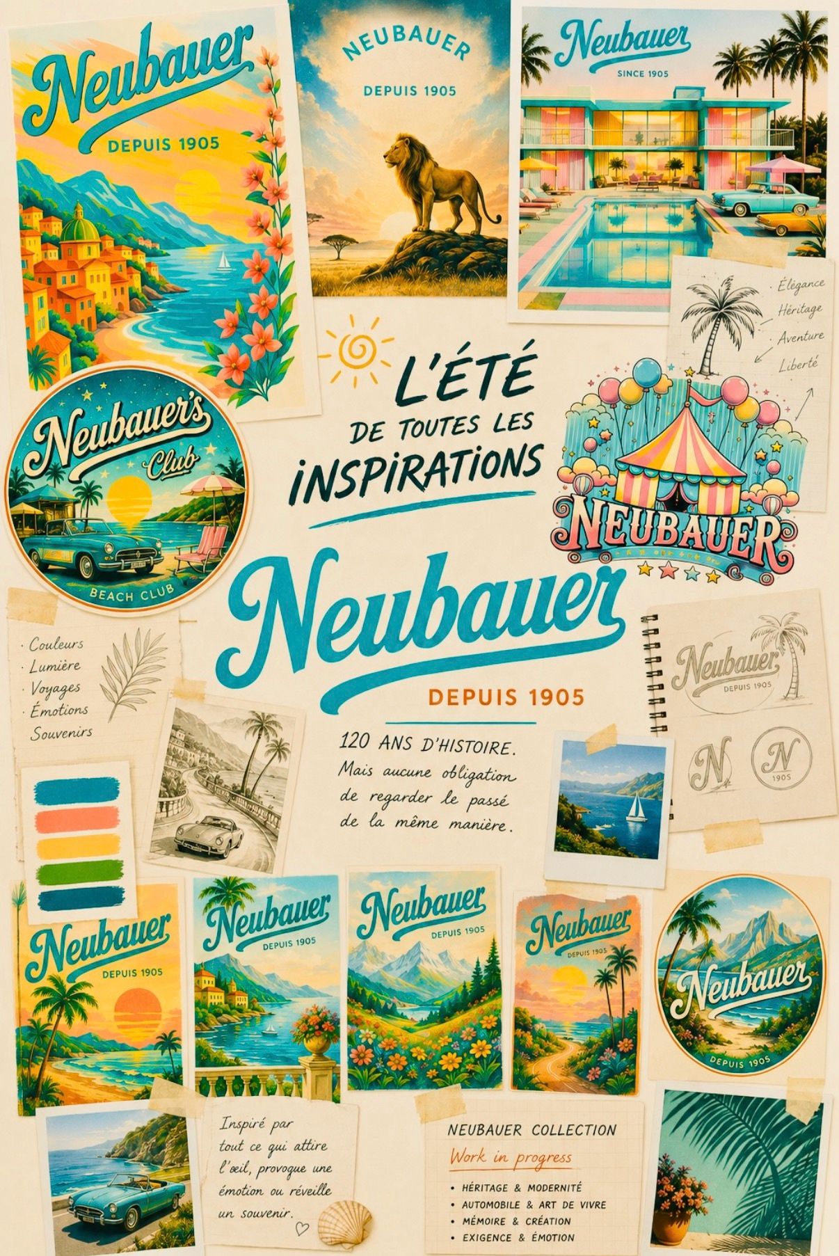 Neubauer Collection à Paris, inspirations estivales et histoire familiale