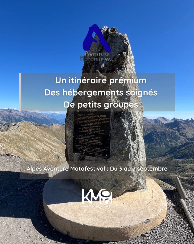 Voyage à moto à Barcelonnette dans les Alpes en septembre 2026
