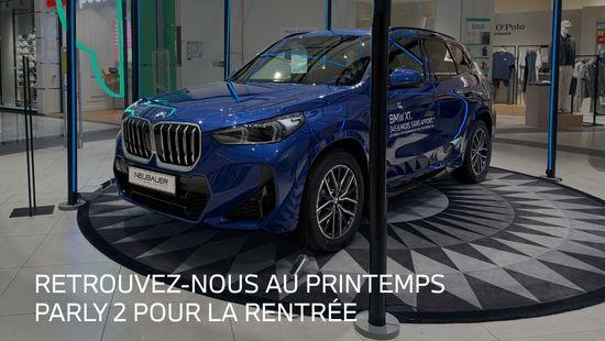 BMW X1 exposée au cœur du Printemps Parly 2