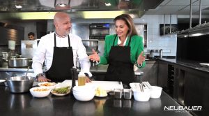 Leila Neubauer et Frédéric Anton au Pré Catelan