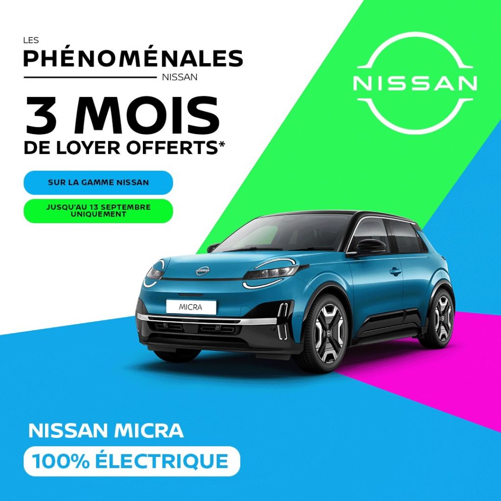 Nouvelle Nissan Micra électrique.