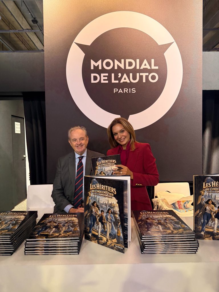 Leila Neubauer, auteure de bande dessinée au Mondial de l’Auto