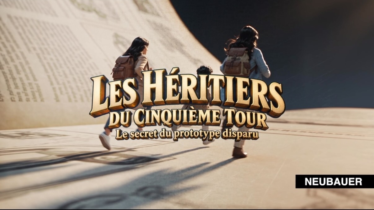 bande dessinée Les Héritiers du Cinquième Tour présentée par NEUBAUER au Mondial de l’Auto Paris