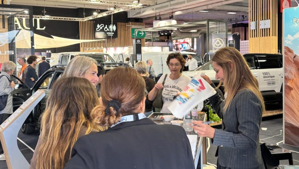 Les collaborateurs NEUBAUER Groupe engagés lors du salon automobile